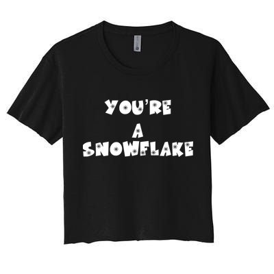 You are a Snowflake - Pro Donald Trump Crop Top