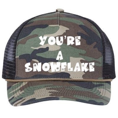 You are a Snowflake - Pro Donald Trump Retro Rope Trucker Hat Cap