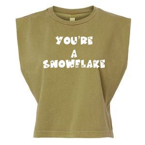 You are a Snowflake - Pro Donald Trump Garment-Dyed Women's Muscle Tee