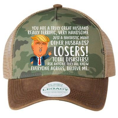 You Are A Truly Great Husband Donald Trump Legacy Tie Dye Trucker Hat