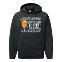 You Are A Truly Great Husband Donald Trump Performance Fleece Hoodie