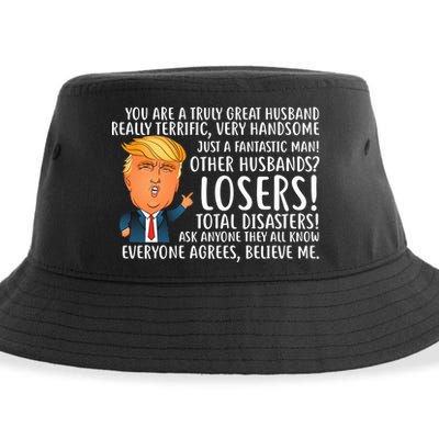 You Are A Truly Great Husband Donald Trump Sustainable Bucket Hat