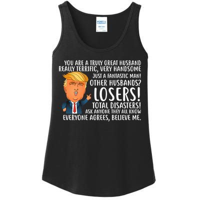 You Are A Truly Great Husband Donald Trump Ladies Essential Tank