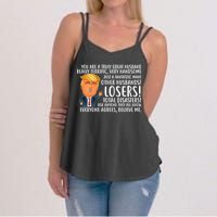 You Are A Truly Great Husband Donald Trump Women's Strappy Tank