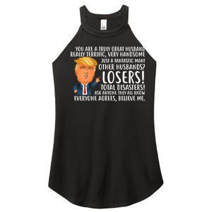 You Are A Truly Great Husband Donald Trump Women’s Perfect Tri Rocker Tank