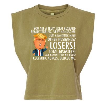 You Are A Truly Great Husband Donald Trump Garment-Dyed Women's Muscle Tee