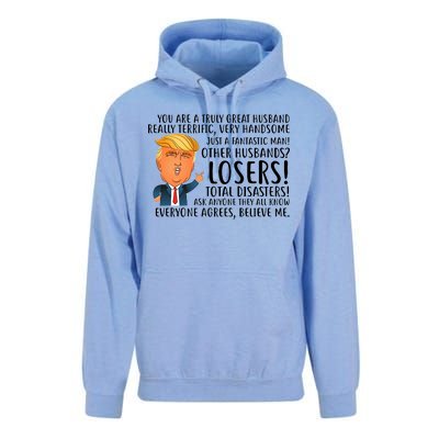 You Are A Truly Great Husband Donald Trump Unisex Surf Hoodie