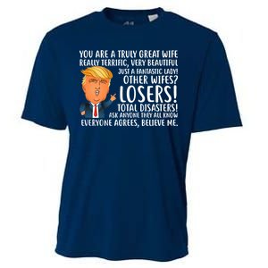 You Are A Truly Great Wife Donald Trump Cooling Performance Crew T-Shirt