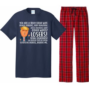 You Are A Truly Great Wife Donald Trump Pajama Set