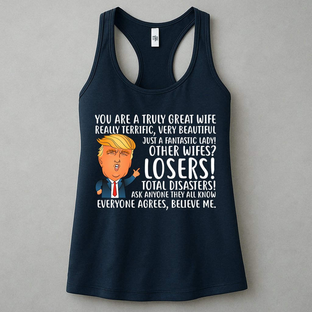 You Are A Truly Great Wife Donald Trump Womens Tank Top