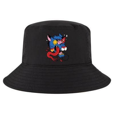 You Are Distorted Funny Wolf Cool Comfort Performance Bucket Hat