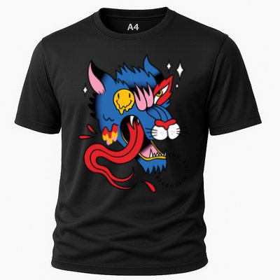 You Are Distorted Funny Wolf Performance Shirt