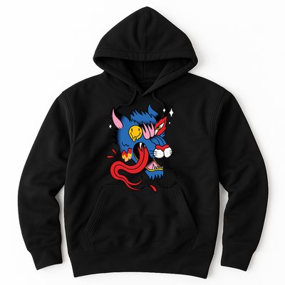 You Are Distorted Funny Wolf Hoodie