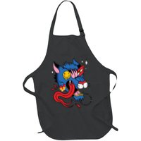 You Are Distorted Funny Wolf Apron