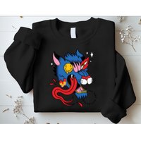 You Are Distorted Funny Wolf Sweatshirt
