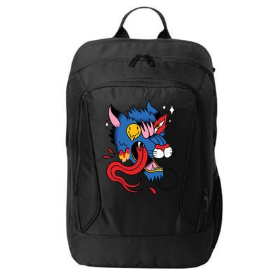 You Are Distorted Funny Wolf City Backpack