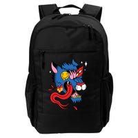 You Are Distorted Funny Wolf Backpack