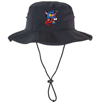 You Are Distorted Funny Wolf Bucket Hat