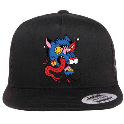 You Are Distorted Funny Wolf Flatbill Hat