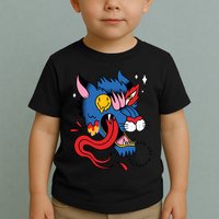 You Are Distorted Funny Wolf Toddler T-Shirt