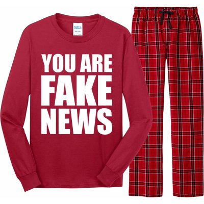 You Are Fake News #FAKENEWS Long Sleeve Pajama Set