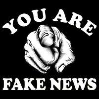 You Are Fake News Funny Trump Political Kids Sweatshirt