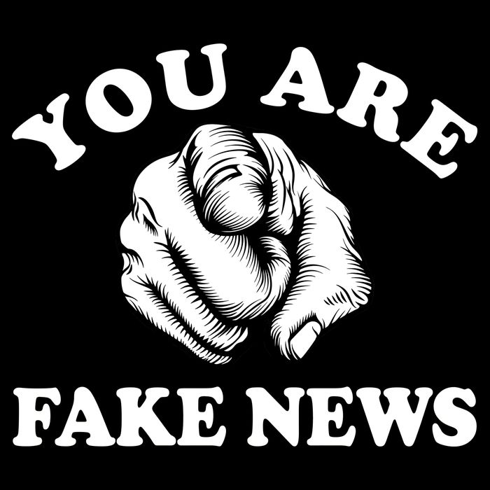 You Are Fake News Funny Trump Political Kids Sweatshirt