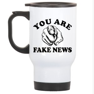 You Are Fake News Funny Trump Political Stainless Steel Travel Mug