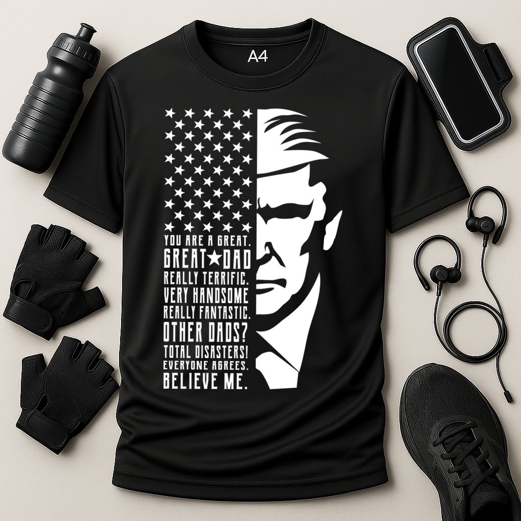 You Are Great Great Dad Trump Father's Day Cooling Performance Crew T-Shirt
