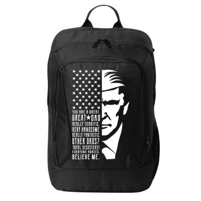 You Are Great Great Dad Trump Father's Day City Backpack