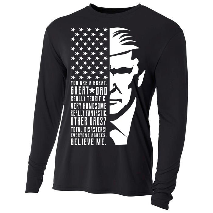 You Are Great Great Dad Trump Father's Day Cooling Performance Long Sleeve Crew