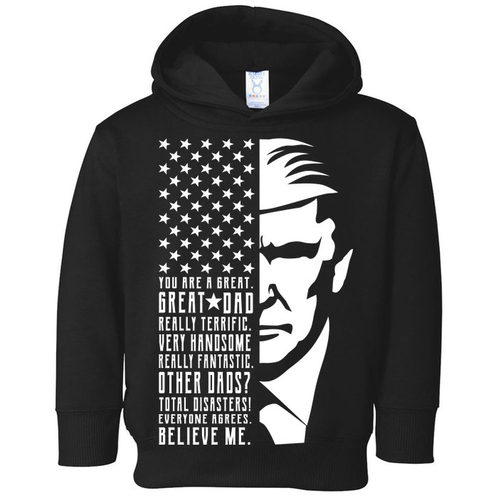 You Are Great Great Dad Trump Father's Day Toddler Hoodie