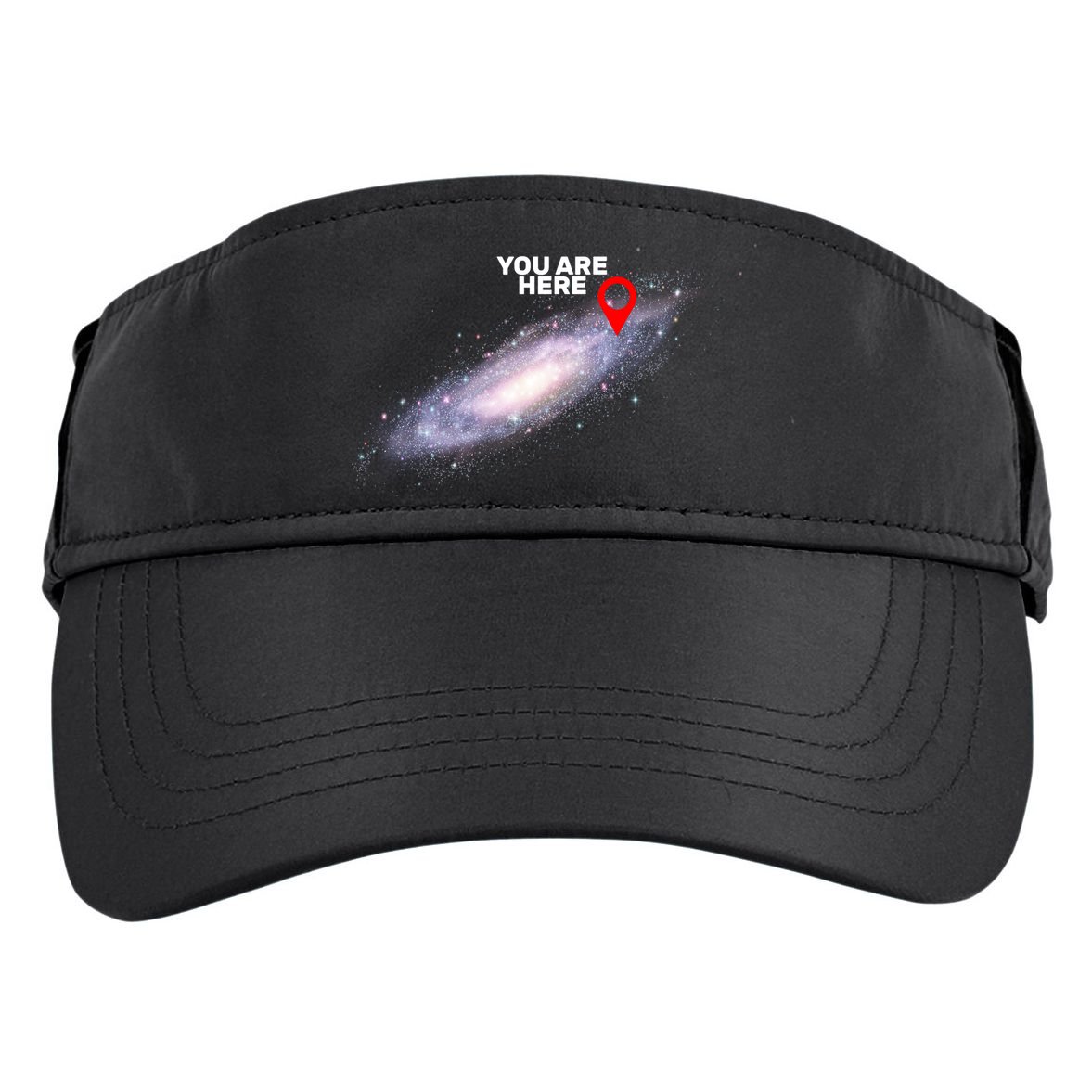You are Here Galaxy Adult Drive Performance Visor