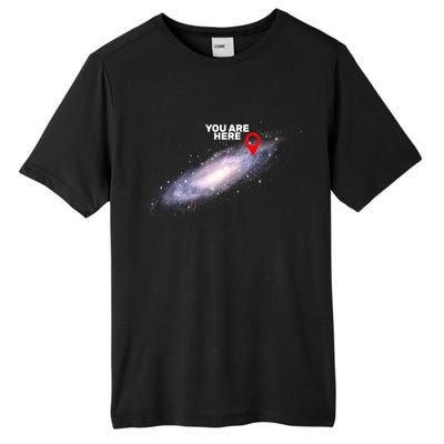 You are Here Galaxy Tall Fusion ChromaSoft Performance T-Shirt