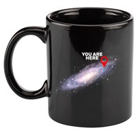 You are Here Galaxy 11oz C Handle Ceramic Mug
