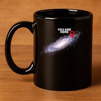 You are Here Galaxy 11oz C Handle Ceramic Mug