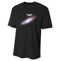 You are Here Galaxy Performance Sprint T-Shirt