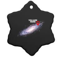 You are Here Galaxy Ceramic Star Ornament