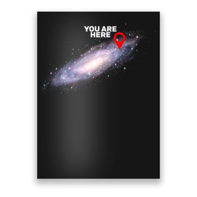 You are Here Galaxy Poster