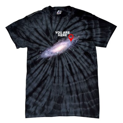 You are Here Galaxy Tie-Dye T-Shirt