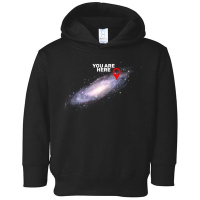 You are Here Galaxy Toddler Hoodie