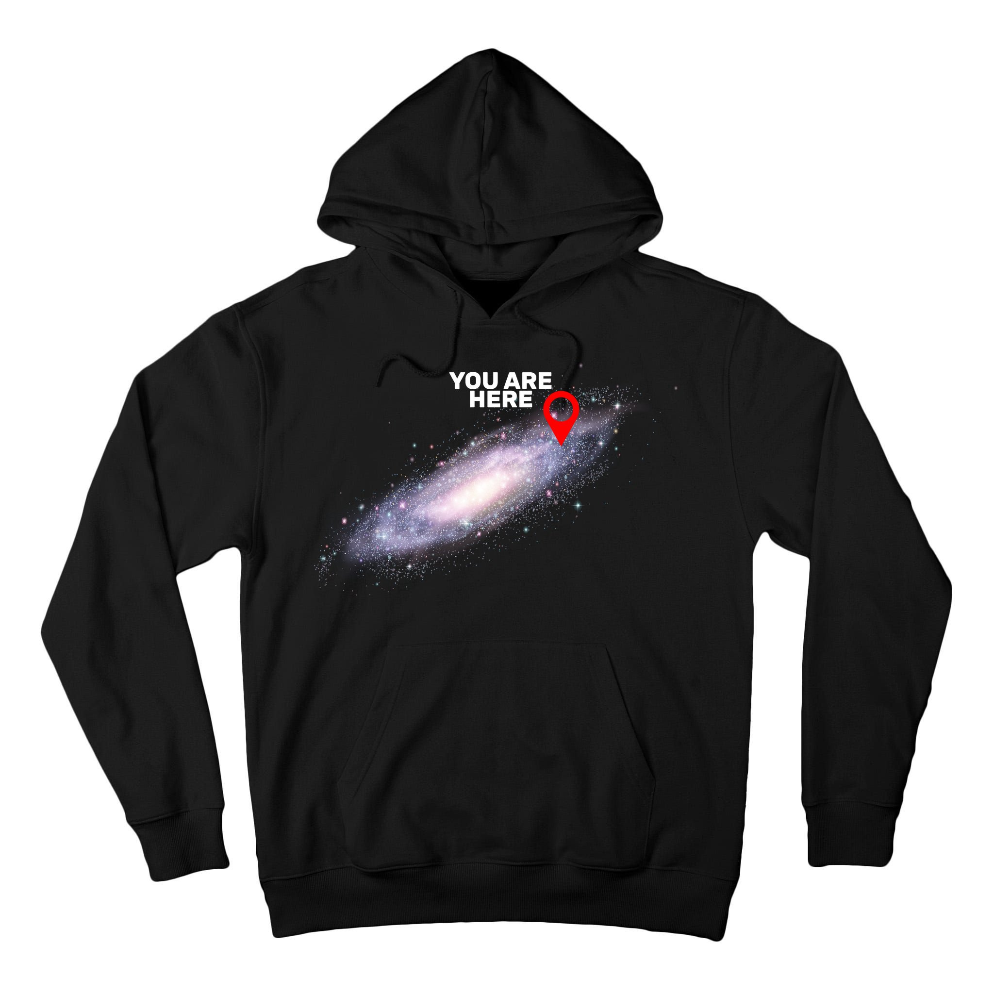 You are Here Galaxy Tall Hoodie