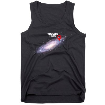 You are Here Galaxy Tank Top