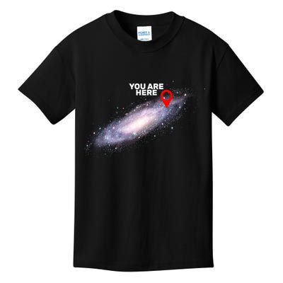 You are Here Galaxy Kids T-Shirt
