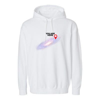 You are Here Galaxy Garment-Dyed Fleece Hoodie