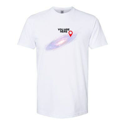 You are Here Galaxy Softstyle CVC T-Shirt