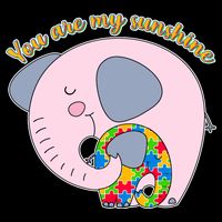 You Are My Sunshine Autism Awareness City Backpack