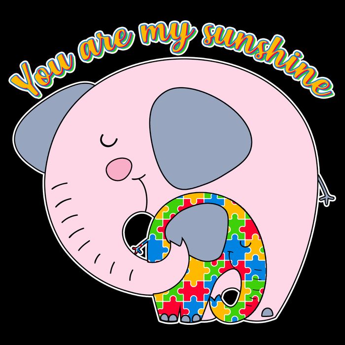You Are My Sunshine Autism Awareness City Backpack