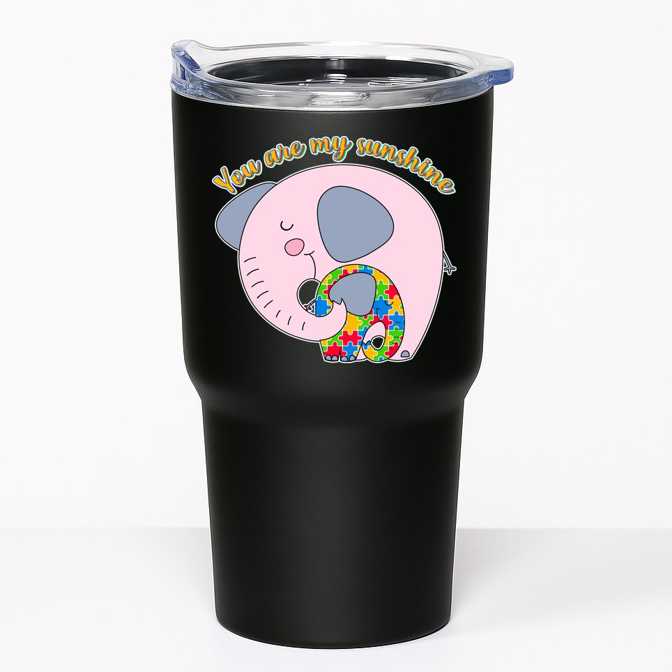 You Are My Sunshine Autism Awareness Tumbler