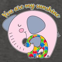 You Are My Sunshine Autism Awareness Vector Backpack